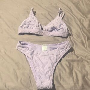 Wild Fable Light Purple Bikini Set
